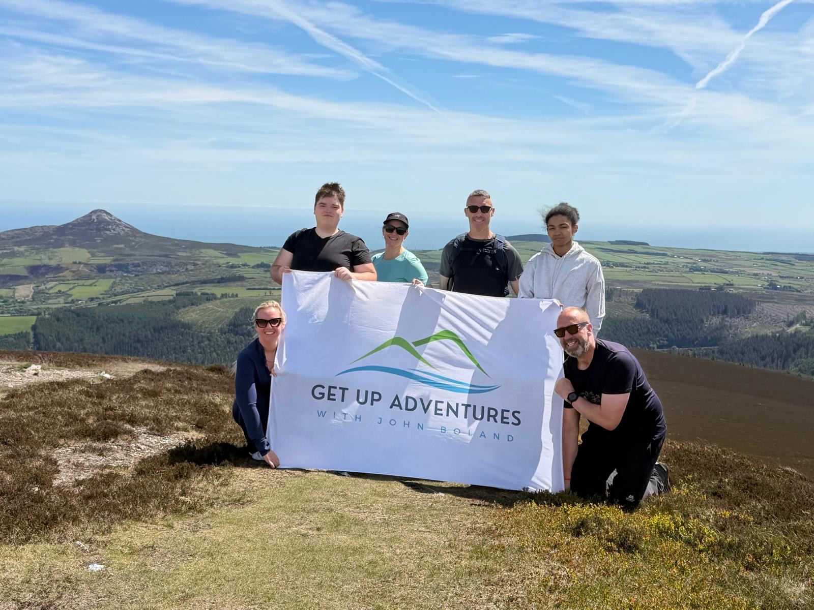 Flag out on the summit over Sugarloaf